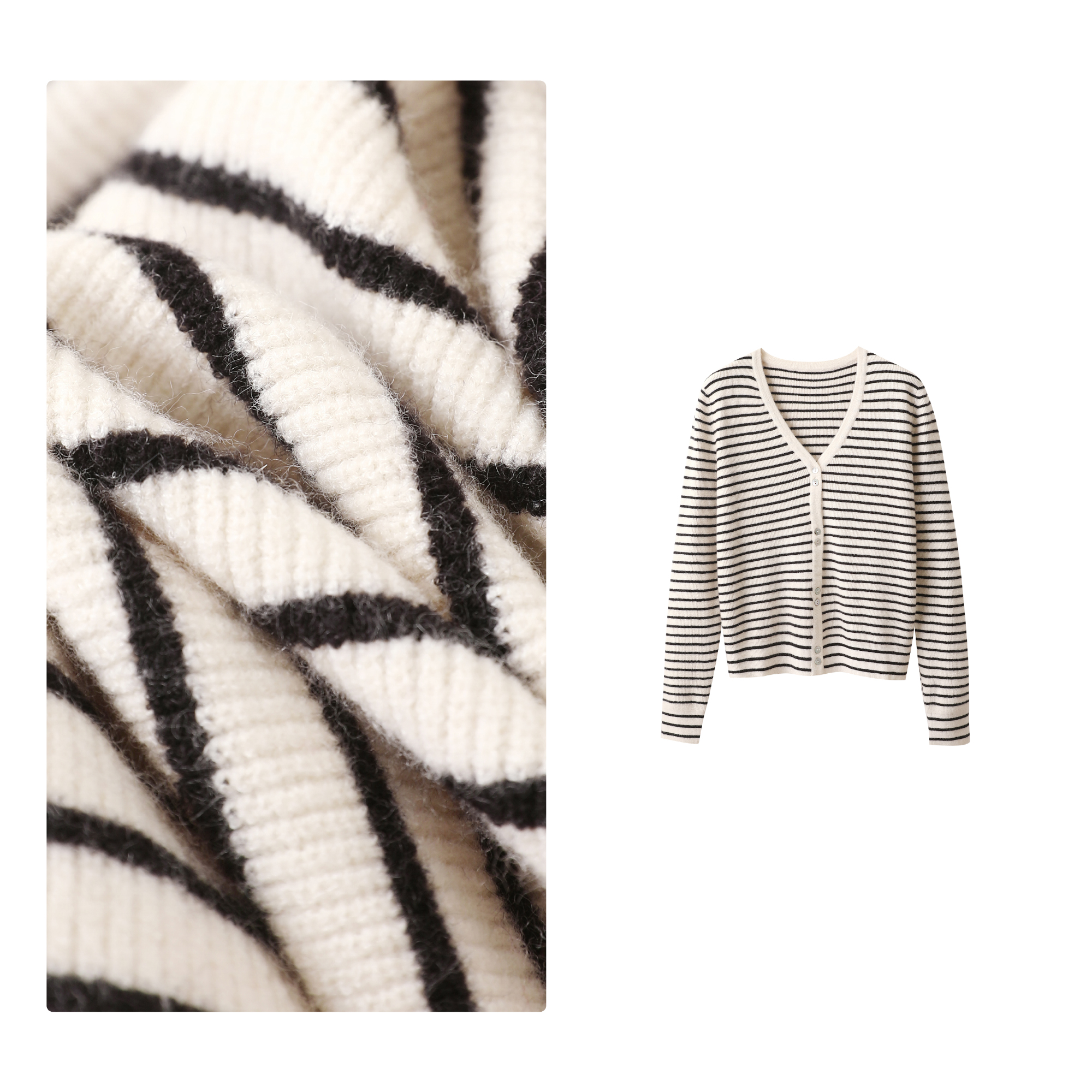 反季！特！门店26&9！极简日系外套」超细绵羊毛针织外套女 H00574