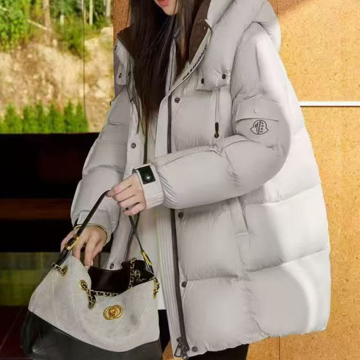 冬季加厚一手长休闲棉服996