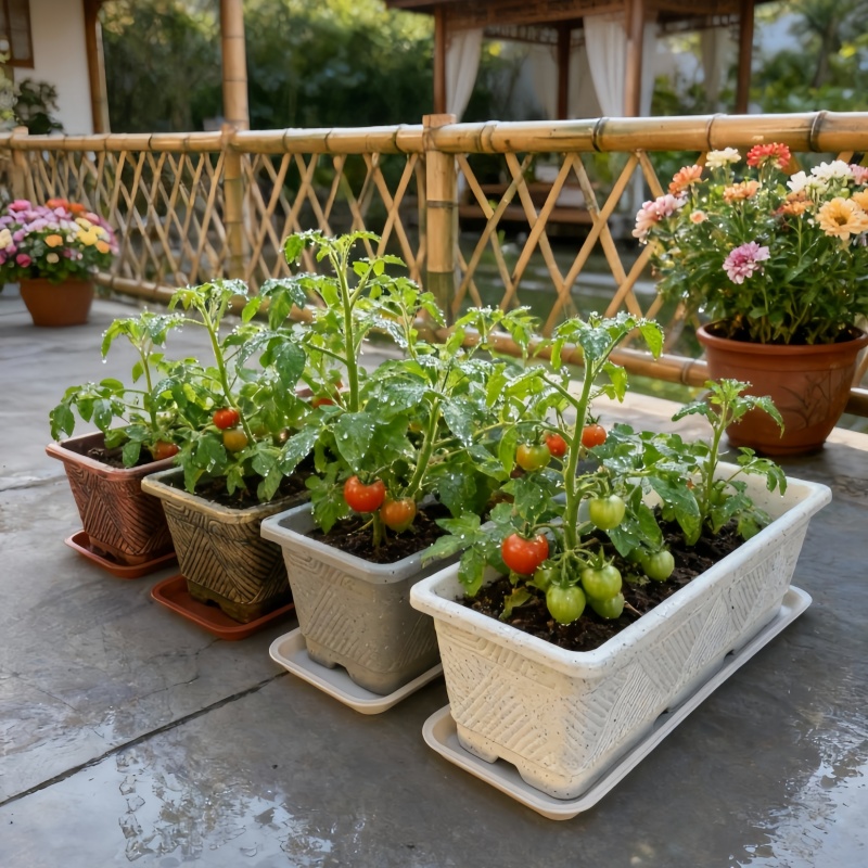 工厂直发长方形种菜花盆阳台户外种多肉养花盆长条形养花造景神器