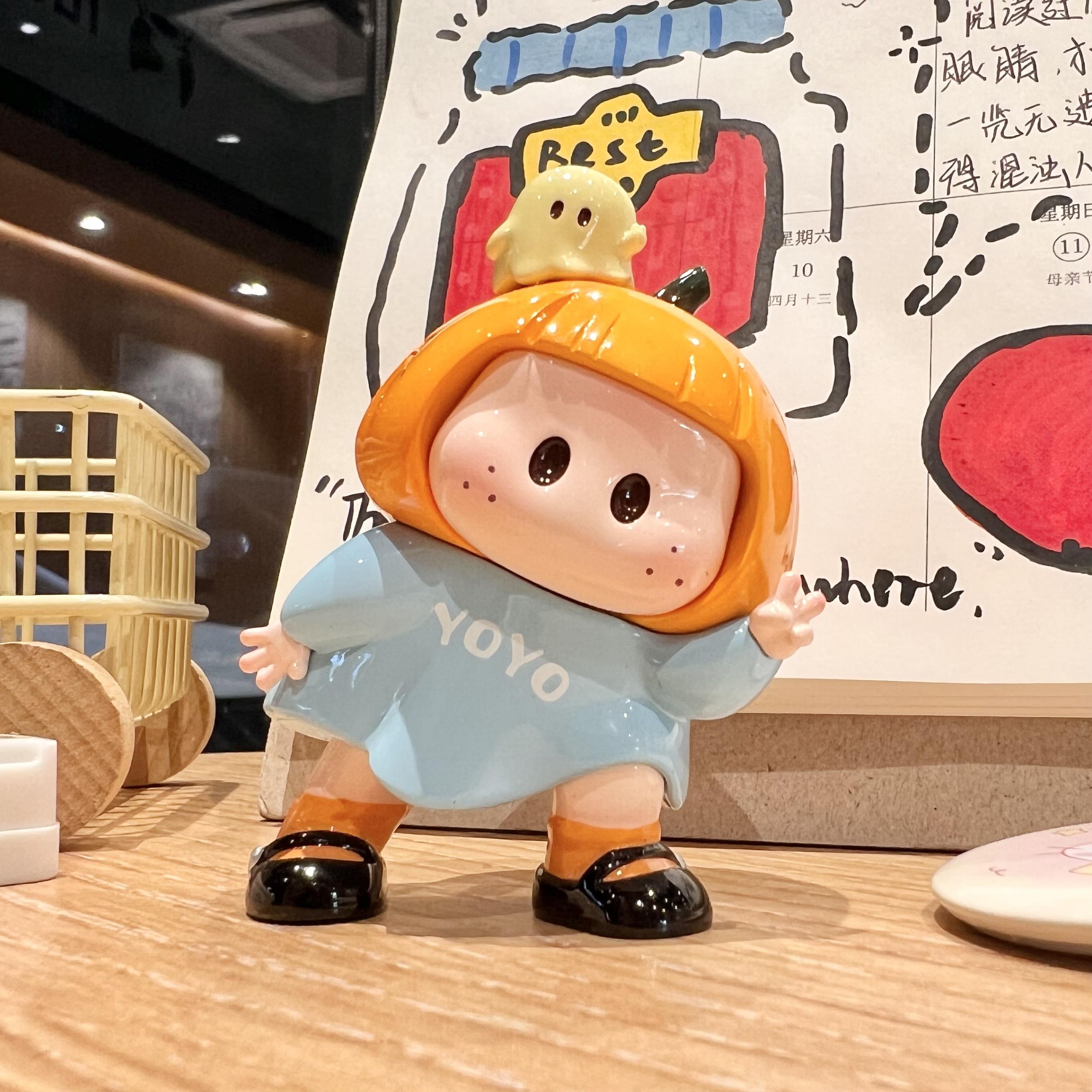 新款yoyo右右酱歪头系列摆件可爱系手办收藏桌面装饰送友礼物