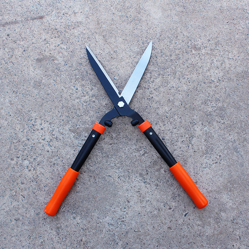 篱笆剪树枝剪刀大平剪台湾园艺黑柄2074KU威克绿篱剪园林工具