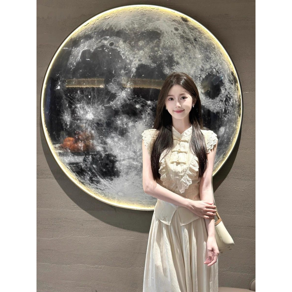 新中式复古刺绣蕾丝盘扣小飞袖上衣女收腰阔腿裙裤两件套夏季新款