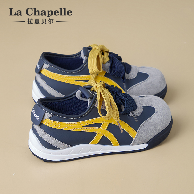 拉夏贝尔内增高德训鞋秋冬女鞋2025美式鞋子女士鞋子网红新款爆款