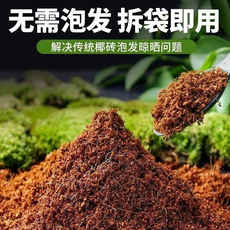 寄居蟹椰土垫料无菌免泡椰土椰糠小颗粒不易粘身爬宠垫材蜕皮椰土