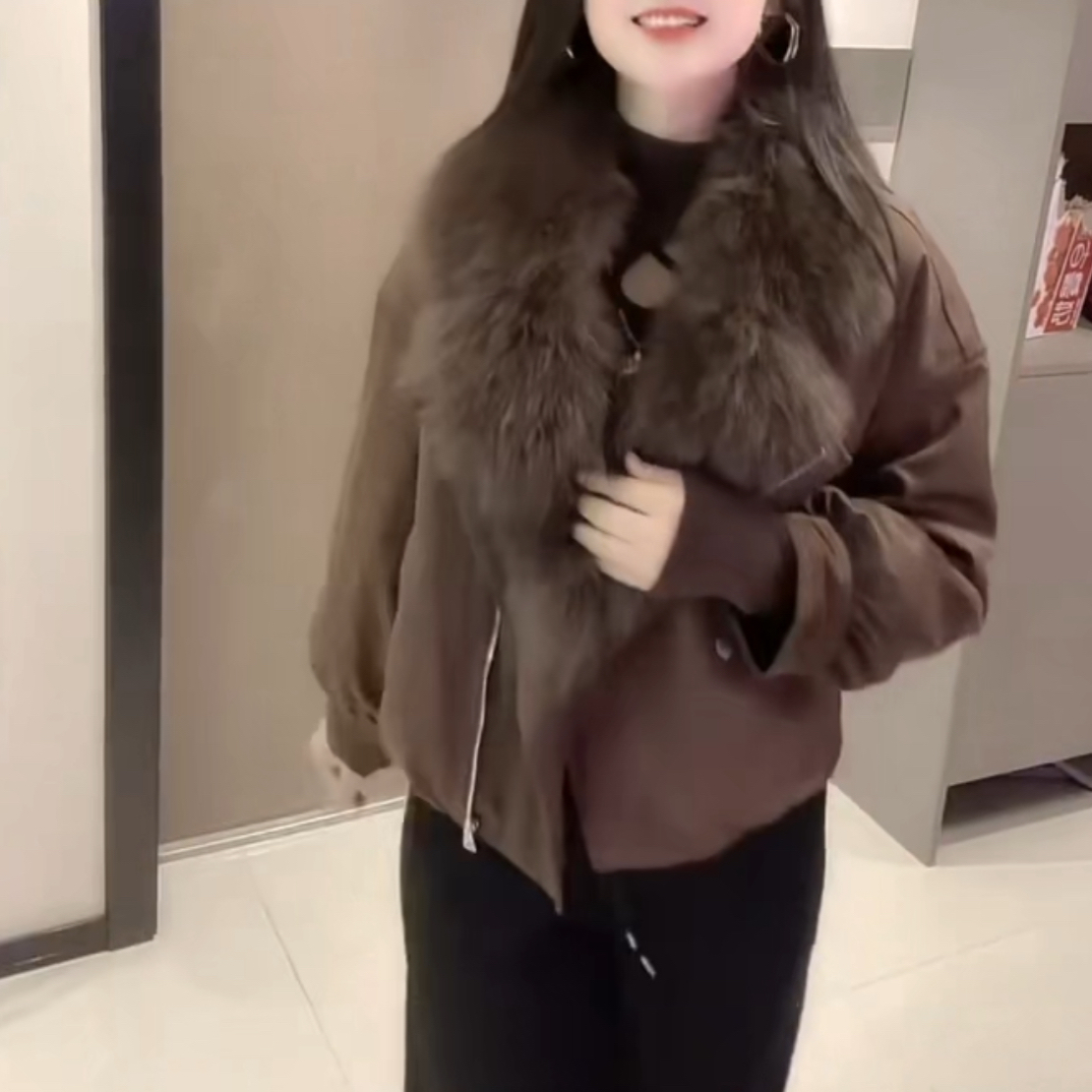 2025冬季新款潮流韩版爆款网红外套裤子女ijbb1