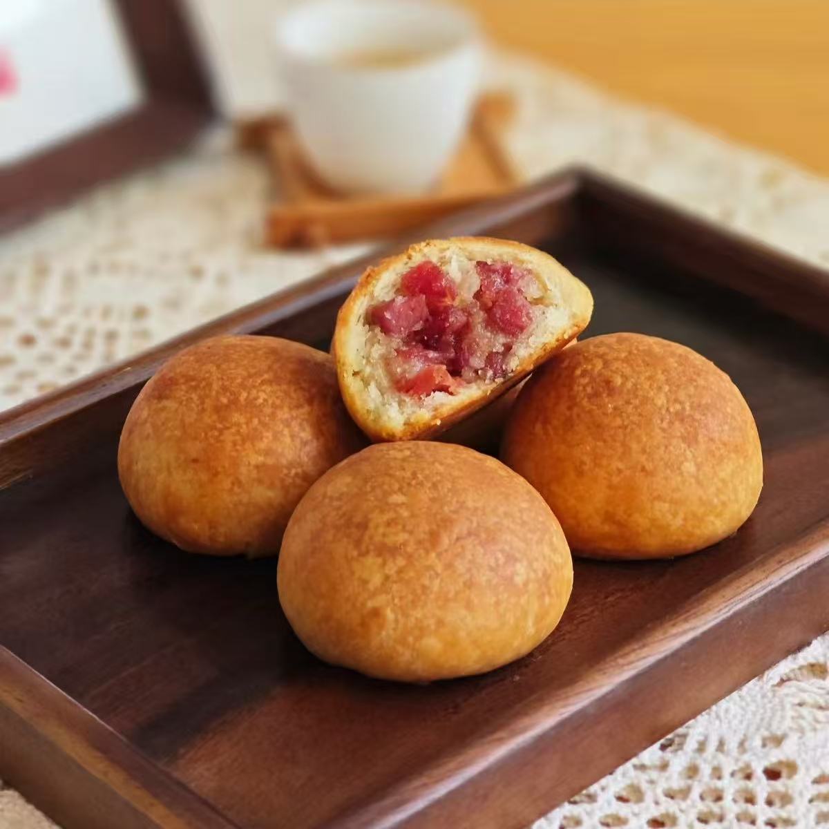 云腿月饼云南特产火腿小饼宣威滇式糕点纸包批发商用送礼中秋月饼