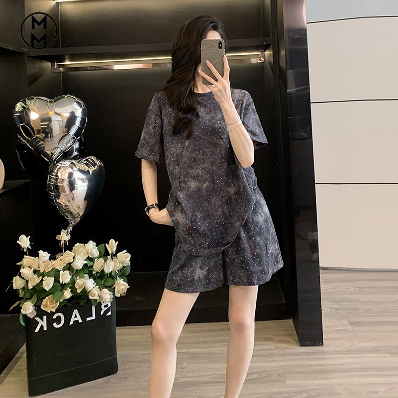 MM2025新款夏季时尚洋气时髦高级感休闲今年流行的女装套装短袖短