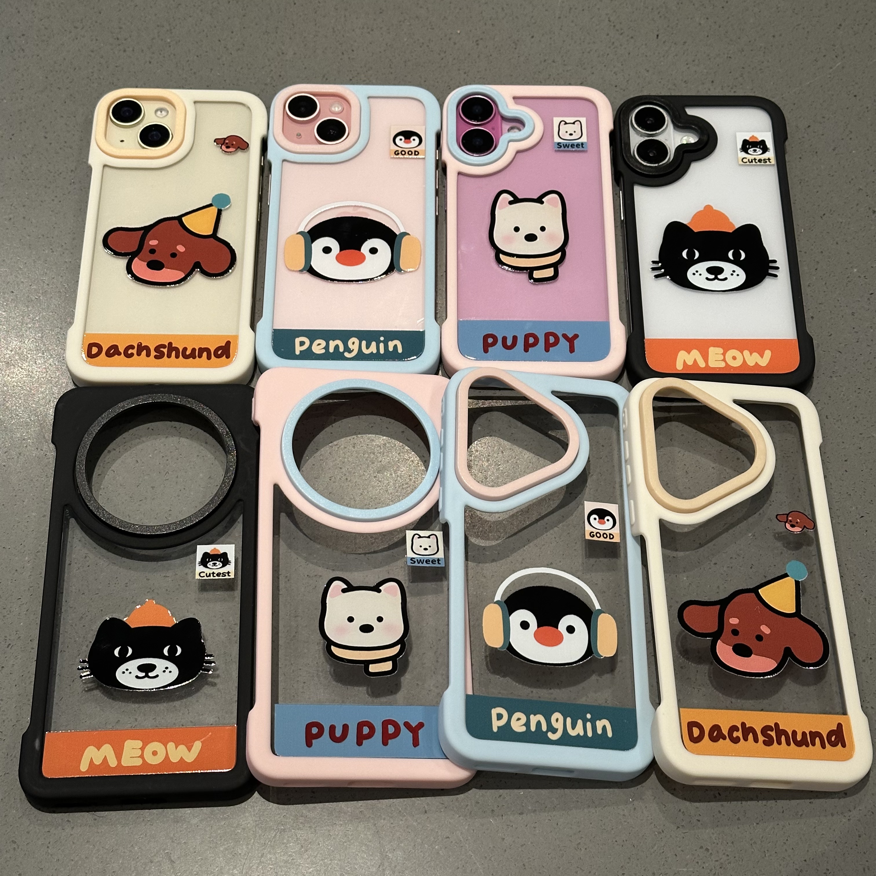 欧克里里企鹅西高地适用苹果16promax无边框14/15手机壳华为小米