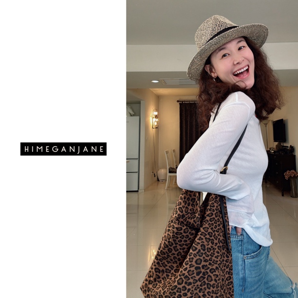 HIMEGANJANE  “能斜挎的豹纹” 单肩 斜挎包