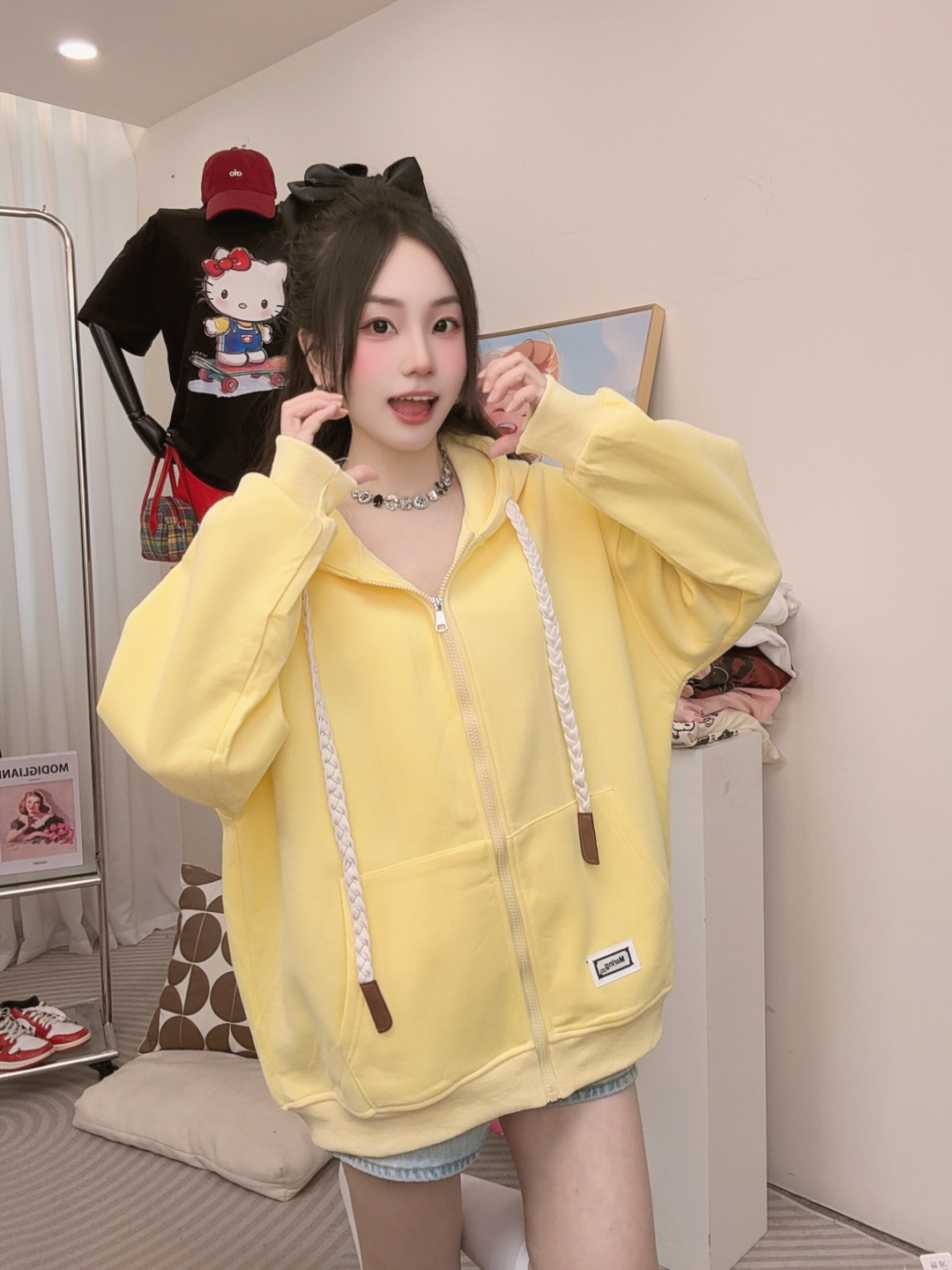 【格格外套-1】秋冬韩版时尚休闲百搭宽松设计师