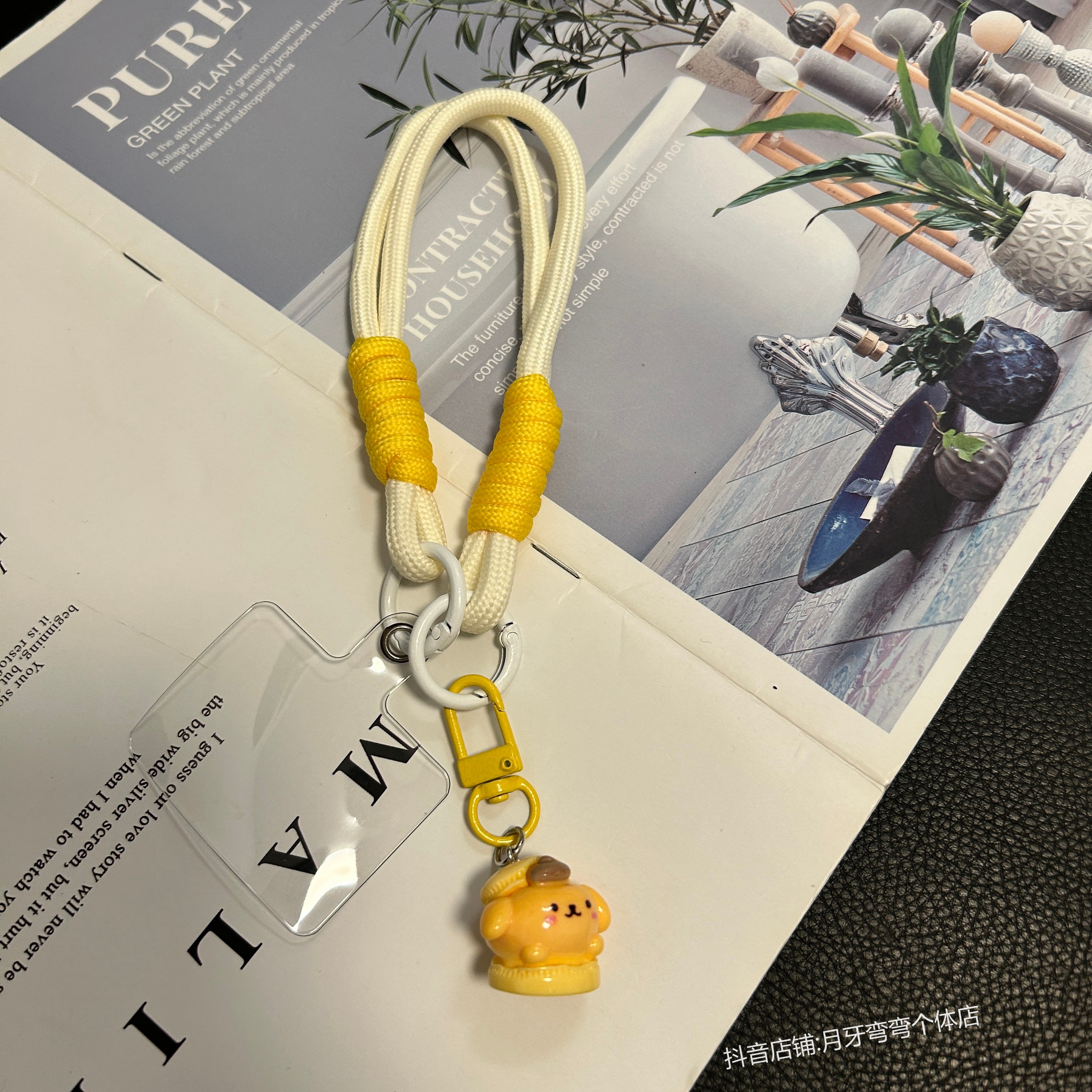 卡通可爱手机挂绳腕带钥匙扣女生礼物新款防丢短款手机链手提挂饰