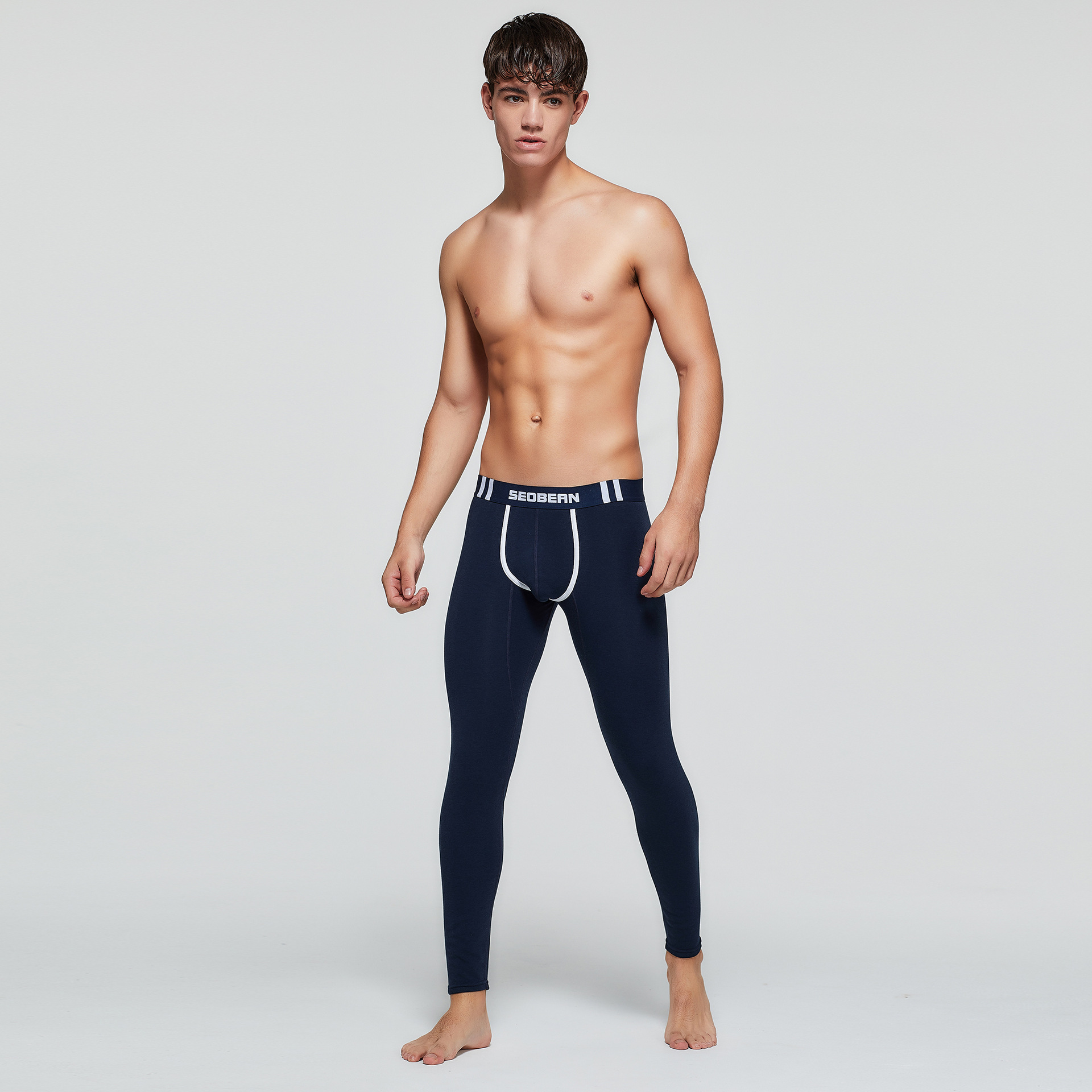 秋冬新款男士保暖裤 seobean希宾品牌男士打底裤 男士秋裤