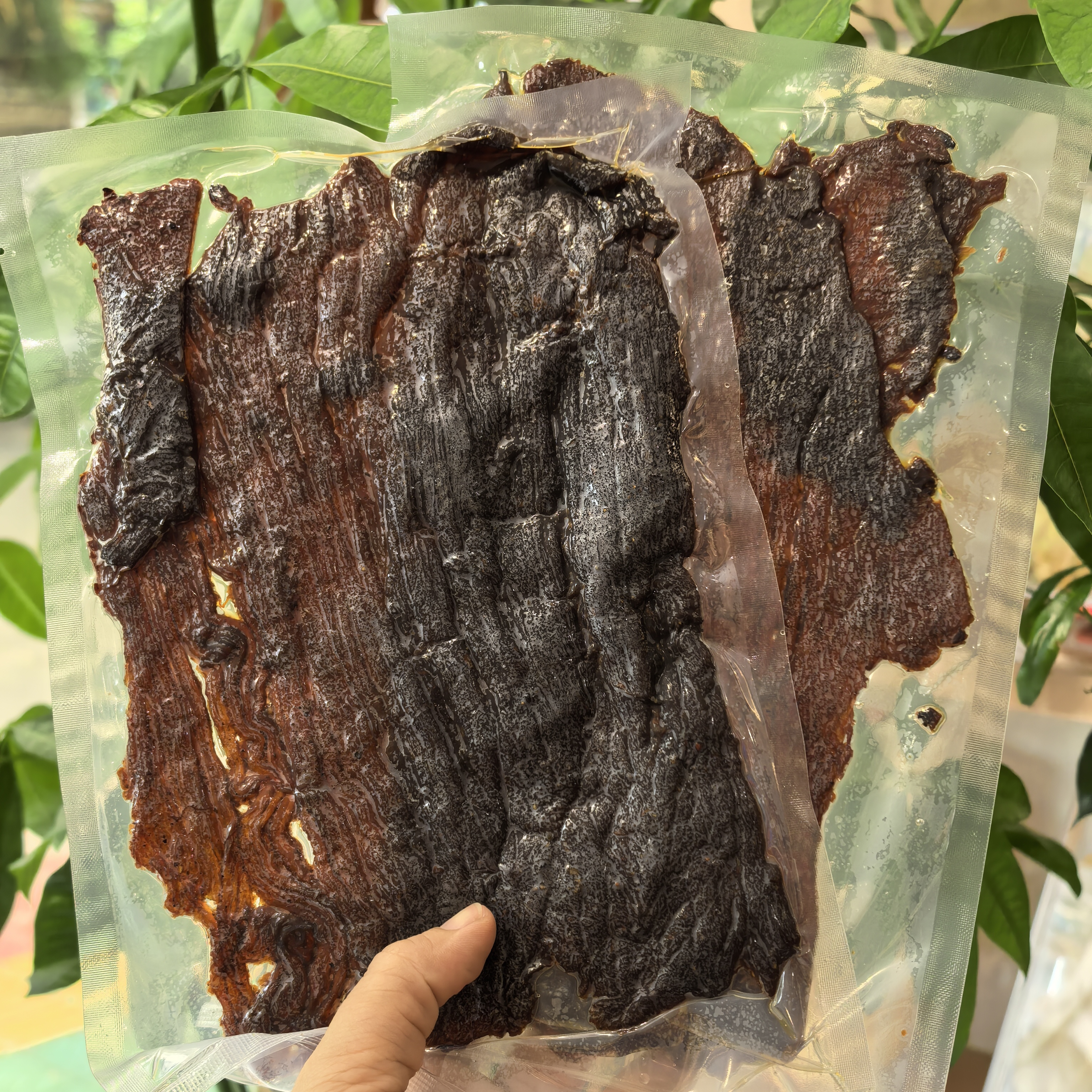 大片原味原切牛肉干真空包装