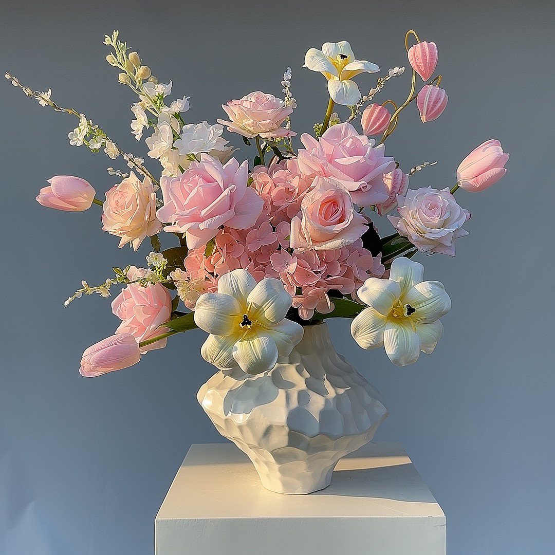 【初心漫度】手感保湿原创花艺设计成品套装家居装饰品餐桌花