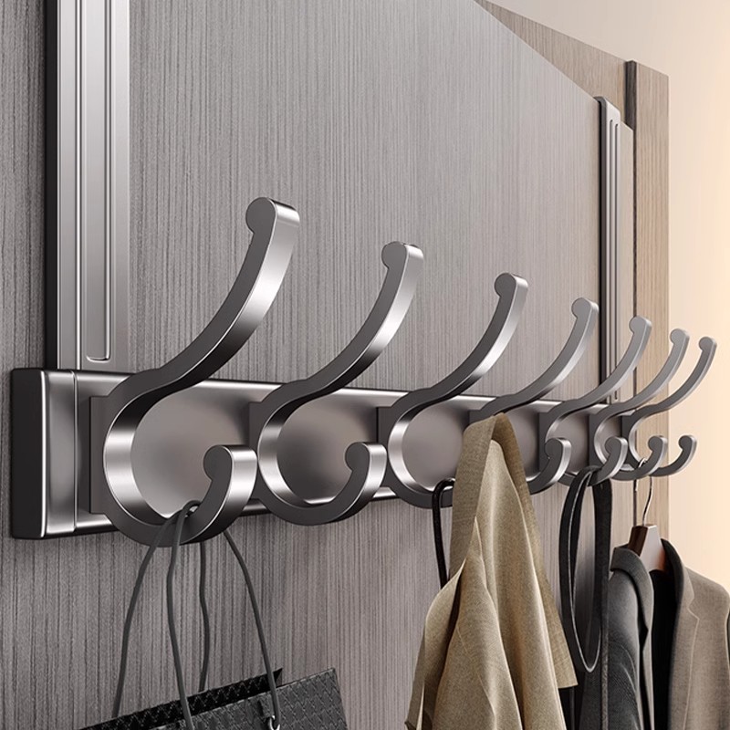 门后挂钩挂衣钩挂衣架衣服挂架卧室衣帽免打孔壁挂墙上置物架收纳