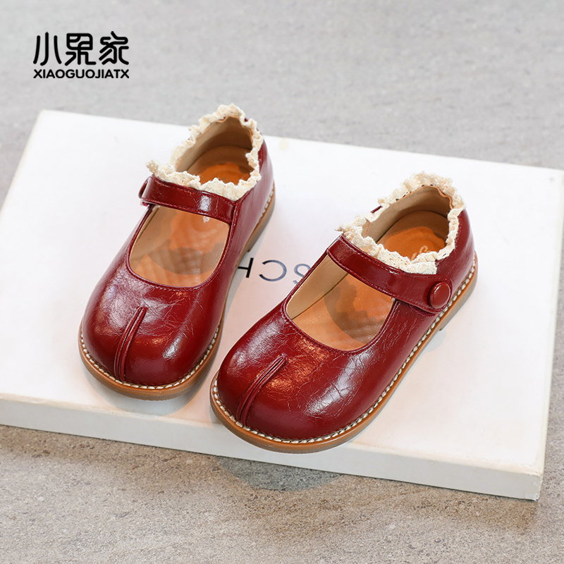 公主鞋红色女童皮鞋春秋儿童鞋子单鞋小女孩演出2025新款秋季女宝