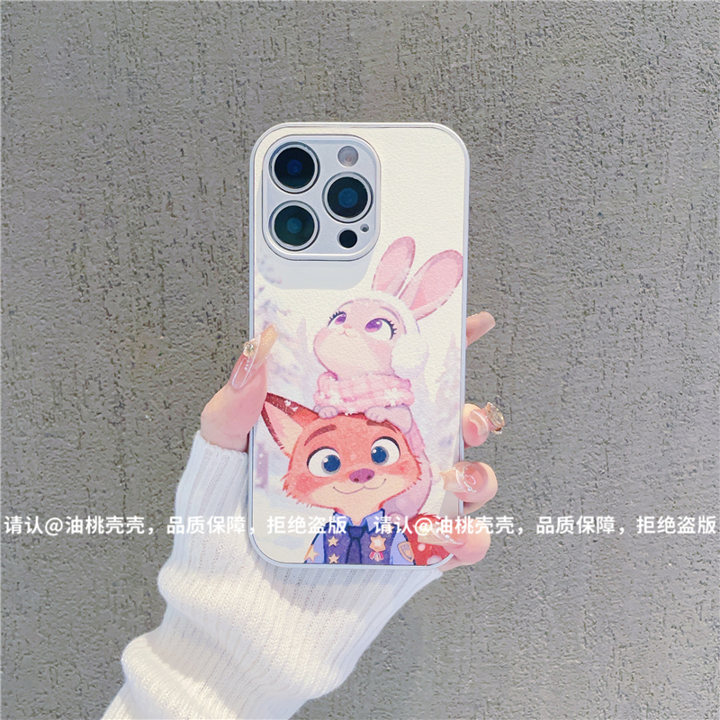 金属漆皮纹适用苹果17/iPhone/华为荣耀/OPPO/VIVO/小米/手机壳潮