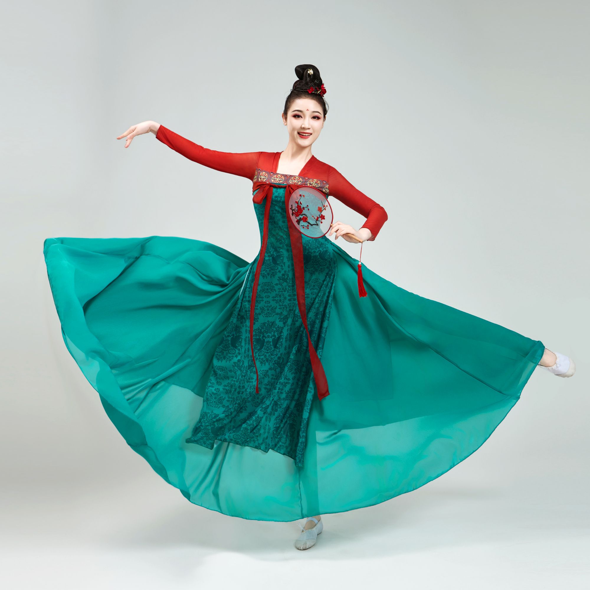 【碧朗福】改良汉服日常服飘逸女汉唐齐胸裙中国风形体裙子古典套装