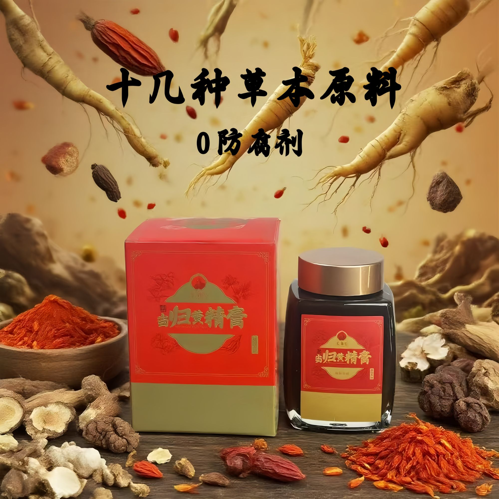 当归黄精膏草本熬制膏滋健康之选