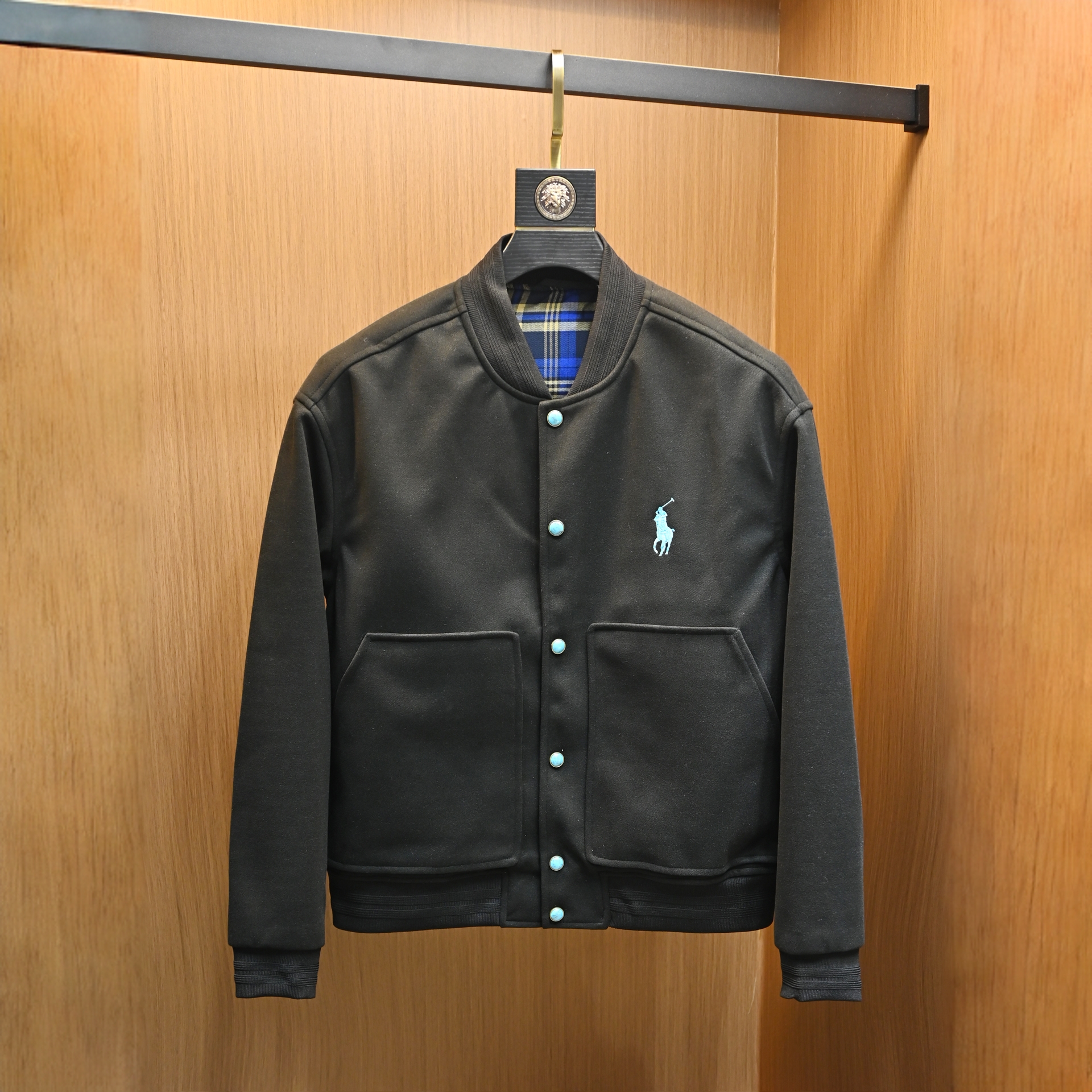 秋冬季新款刺绣棒球领夹克衫男装欧货潮牌修身青年轻奢高品质外套