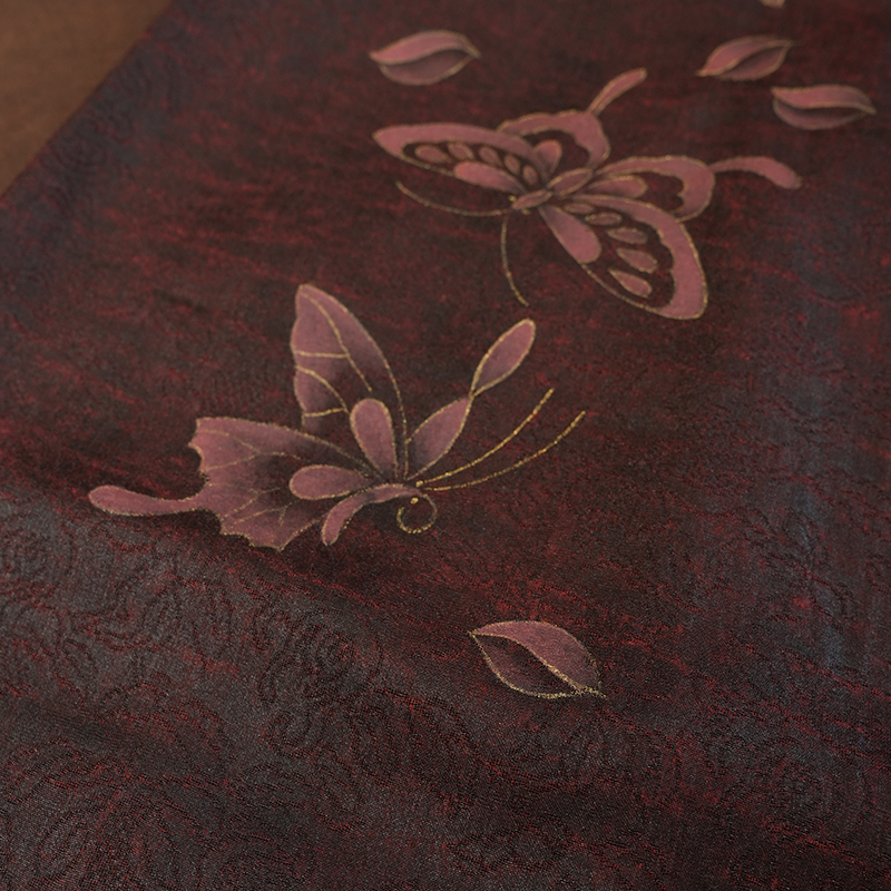 香云纱桑蚕丝面料手工刀口布料不支持7天无理由退换货