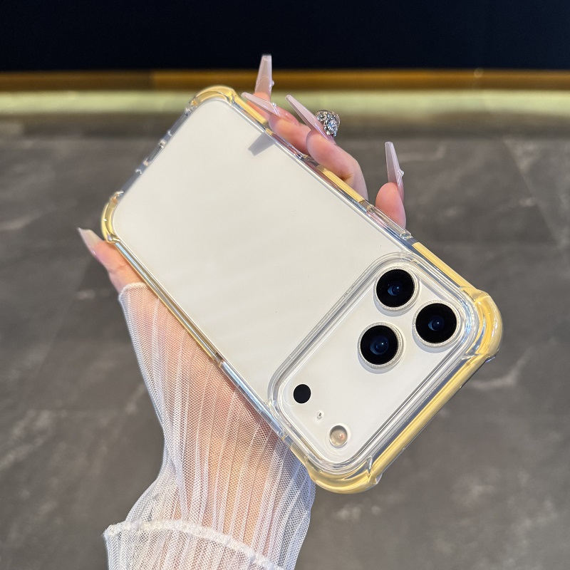 大气囊防摔适用于iPhone17promax手机壳透明亚克力苹果17air高级