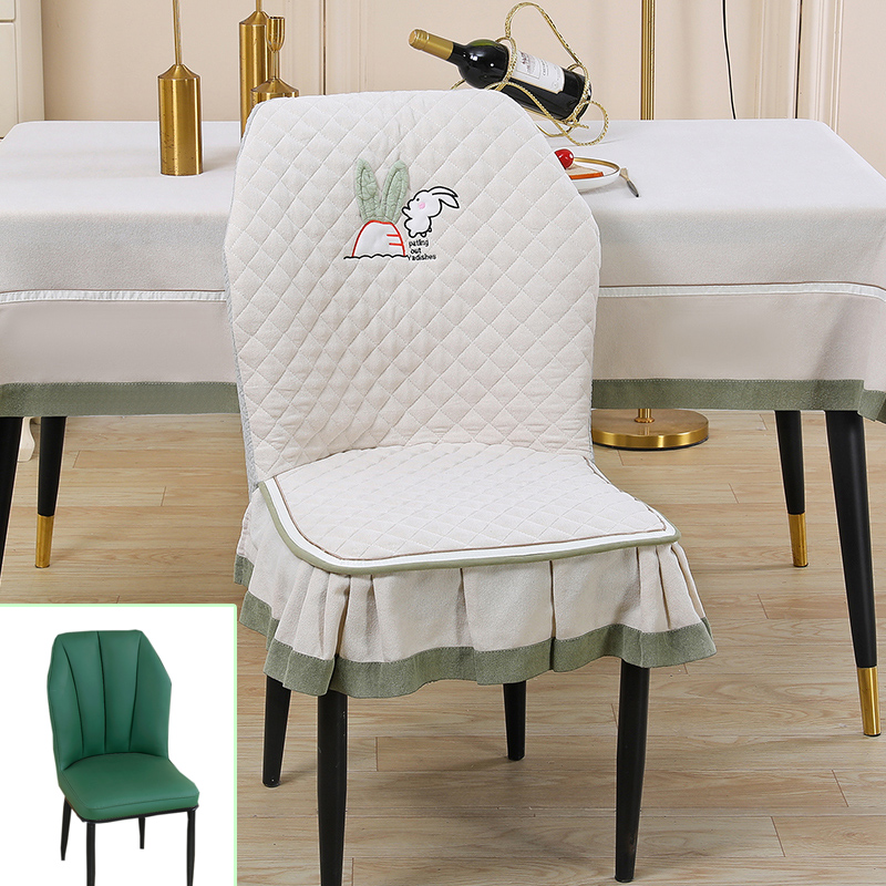 扇形椅子套罩垫靠背一体餐桌板凳座套家用椅子保护套饭厅餐桌椅套