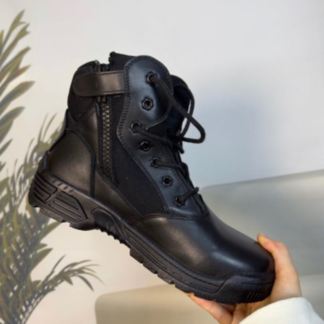 春夏冬百搭中帮马丁休闲秋冬黑色高帮靴子马丁靴户外男靴冬季511