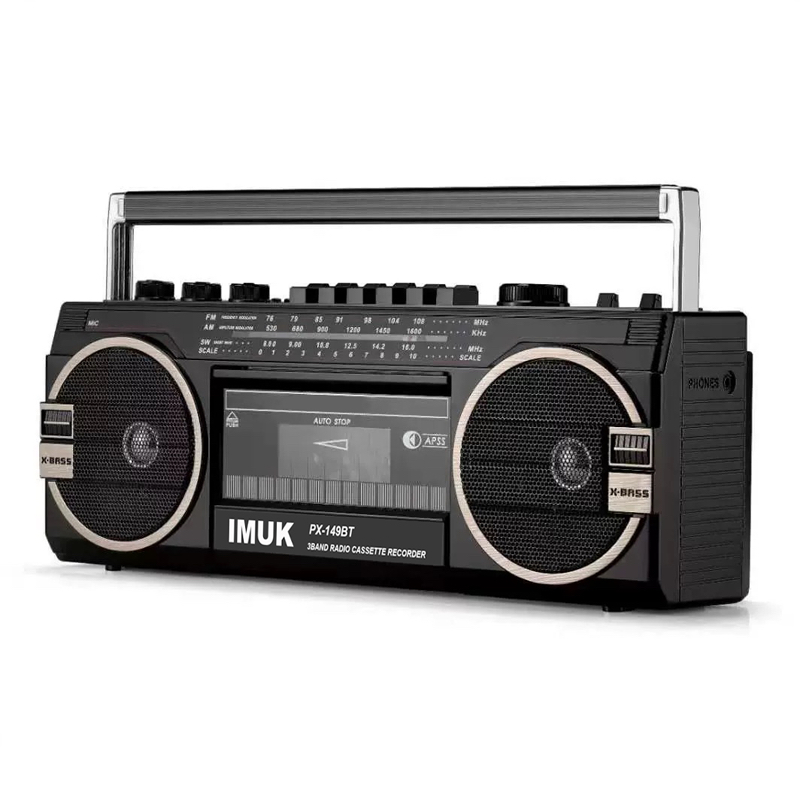 益慕科IMUK复古磁带机录音机FM收录机便携蓝牙U盘音响80年代怀旧