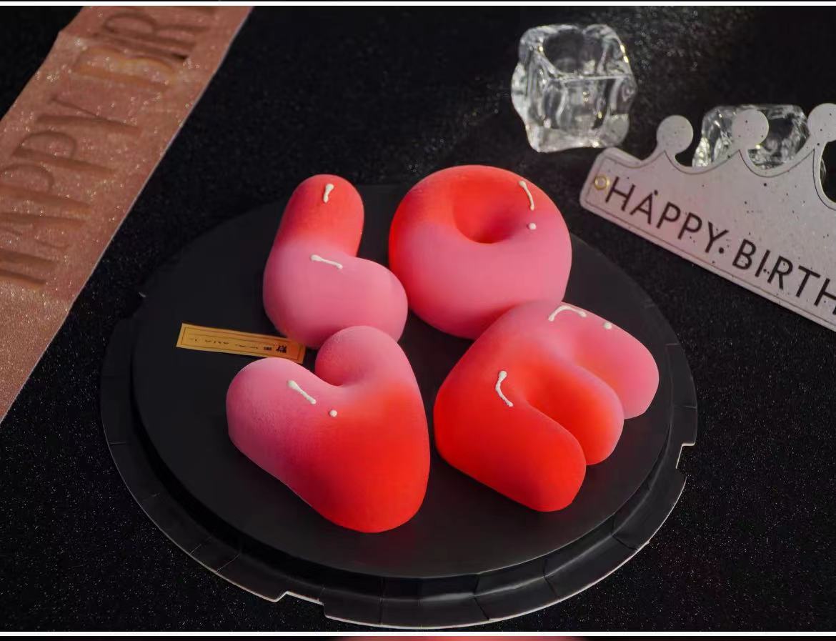 网红爆款七夕情人节LOVE爱高级法式慕斯生日蛋糕男女全国同城配送