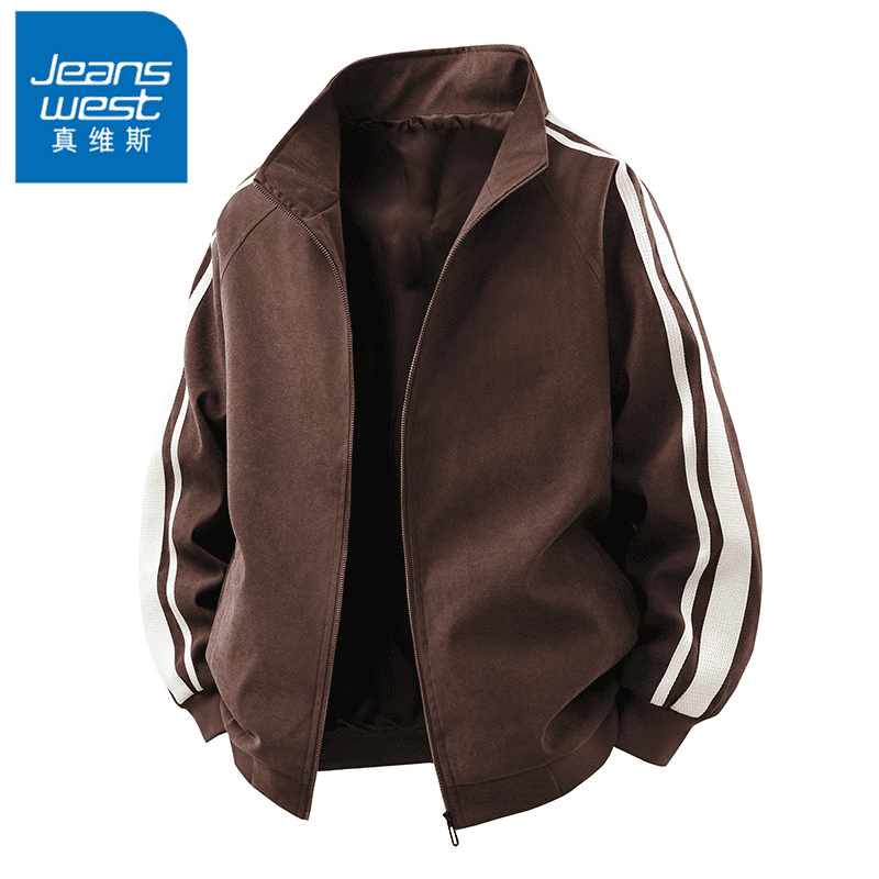 真维斯挺括舒适外套男士潮流时尚百搭衣服春秋冬季宽松防风夹克男