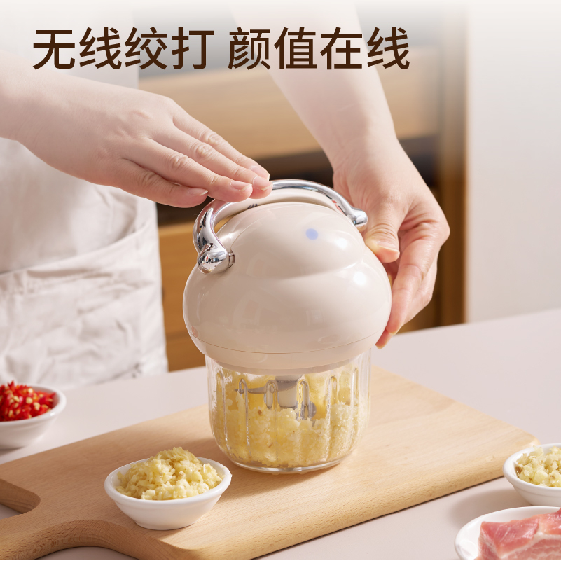 电动打蒜器大功率蒜泥神器家用绞肉机小型多功能绞肉绞馅蒜蓉机