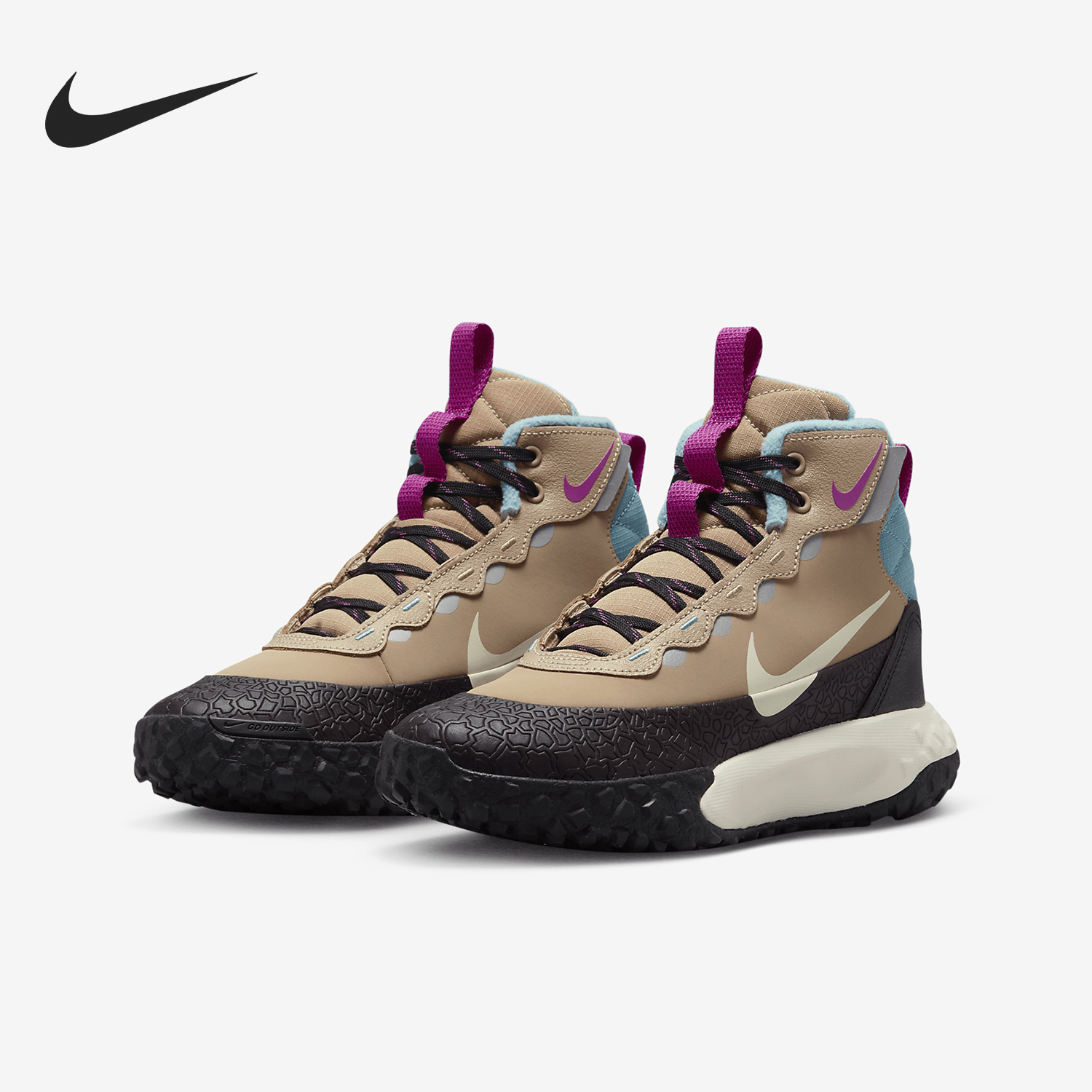 Nike/耐克正品Terrascout儿童高帮厚底耐磨运动靴FV4173-200