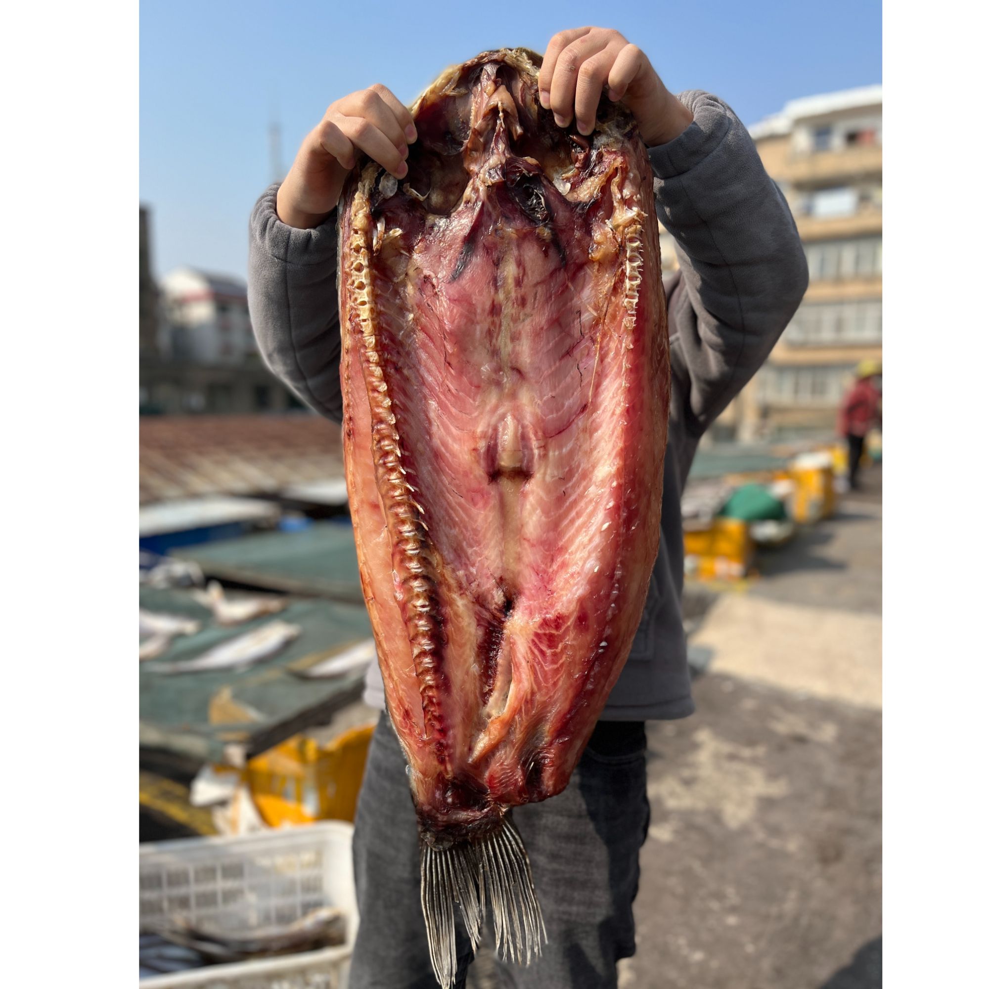 湖北整条风干青鱼淡水鱼生态螺蛳青阳干鱼非烟熏洪湖特产腊鱼干货