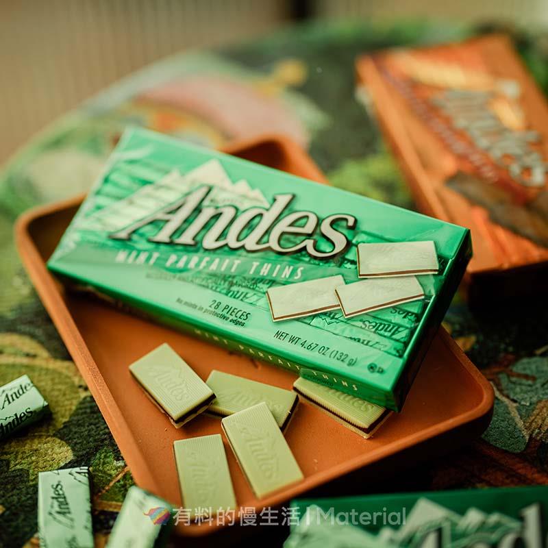 美国进口andes安迪士单双层薄荷夹心巧克力生日情人节小礼物