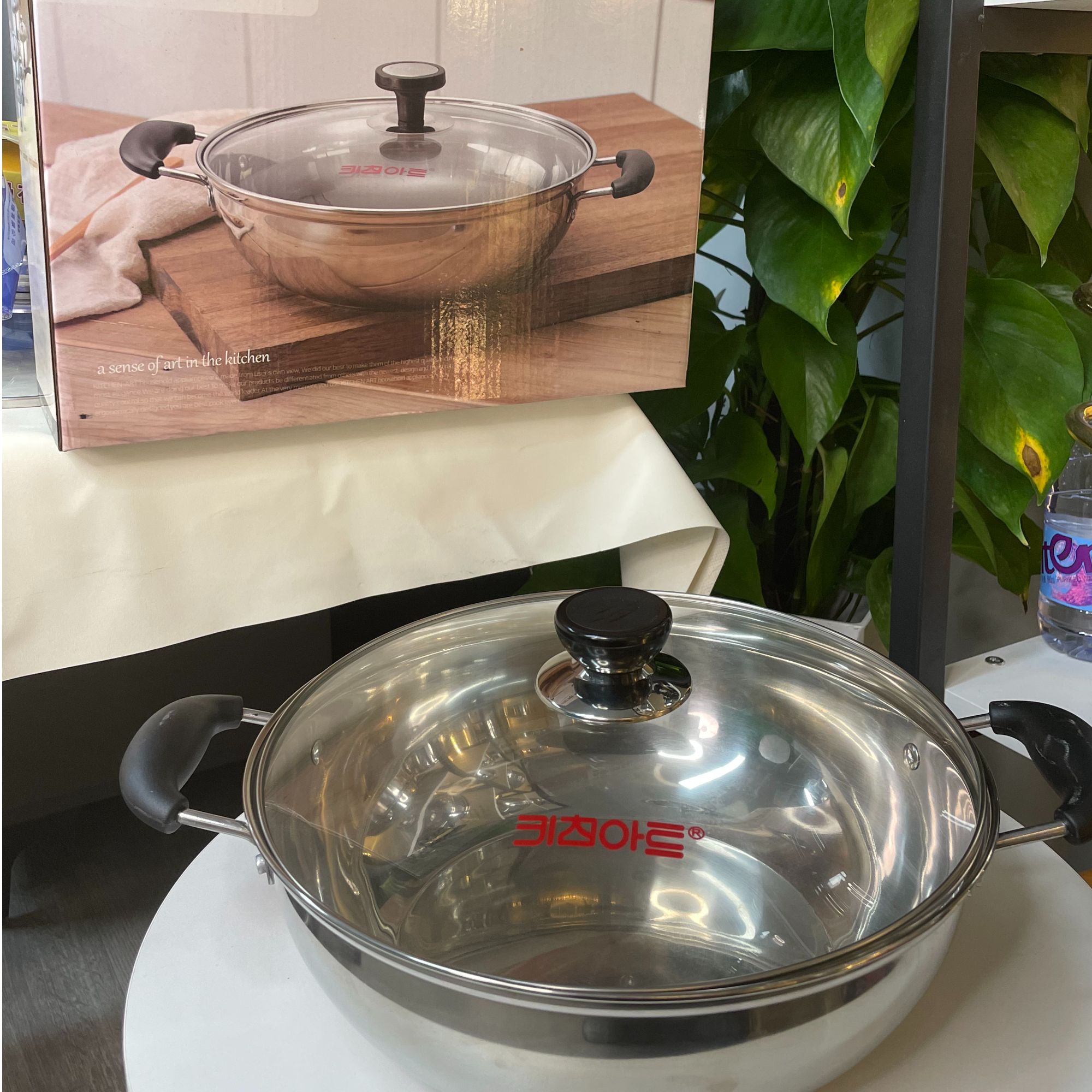 【正品304】不锈钢26CM复底火锅家用火锅电磁炉燃气灶通用