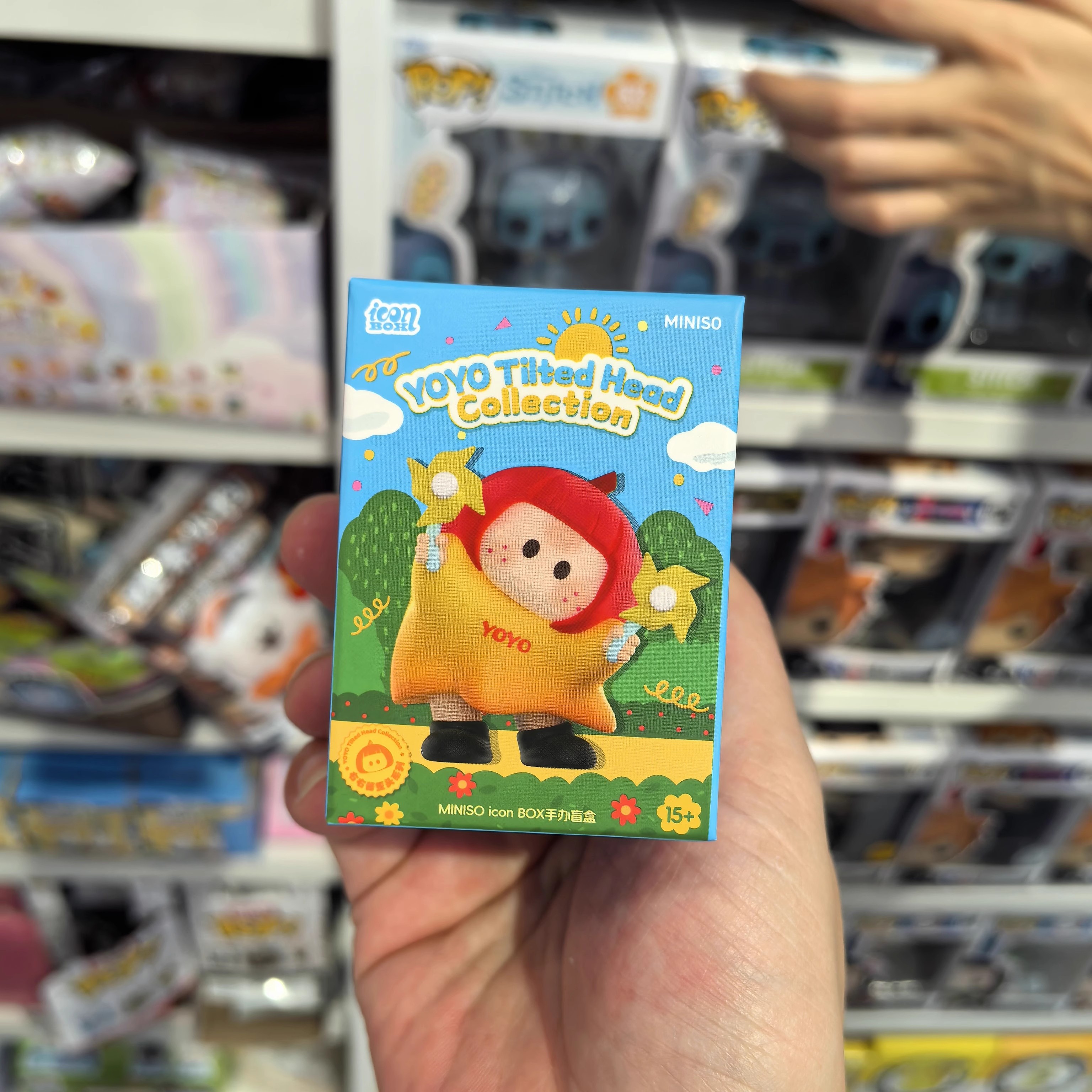 YOYO右右酱萌趣歪头系列盲盒icon box潮玩摆件南瓜头公仔玩偶