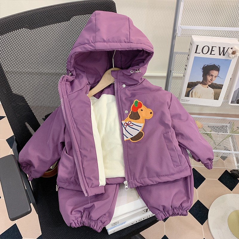 YeeHo0/英氏【断码】女童套装秋冬装2025新款洋气儿童衣服女宝宝