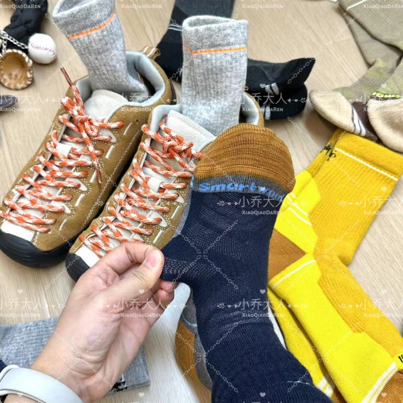 【稳踏狂澜】徒步登山美利奴羊毛袜/秋冬舒适百搭情侣中筒袜C2717
