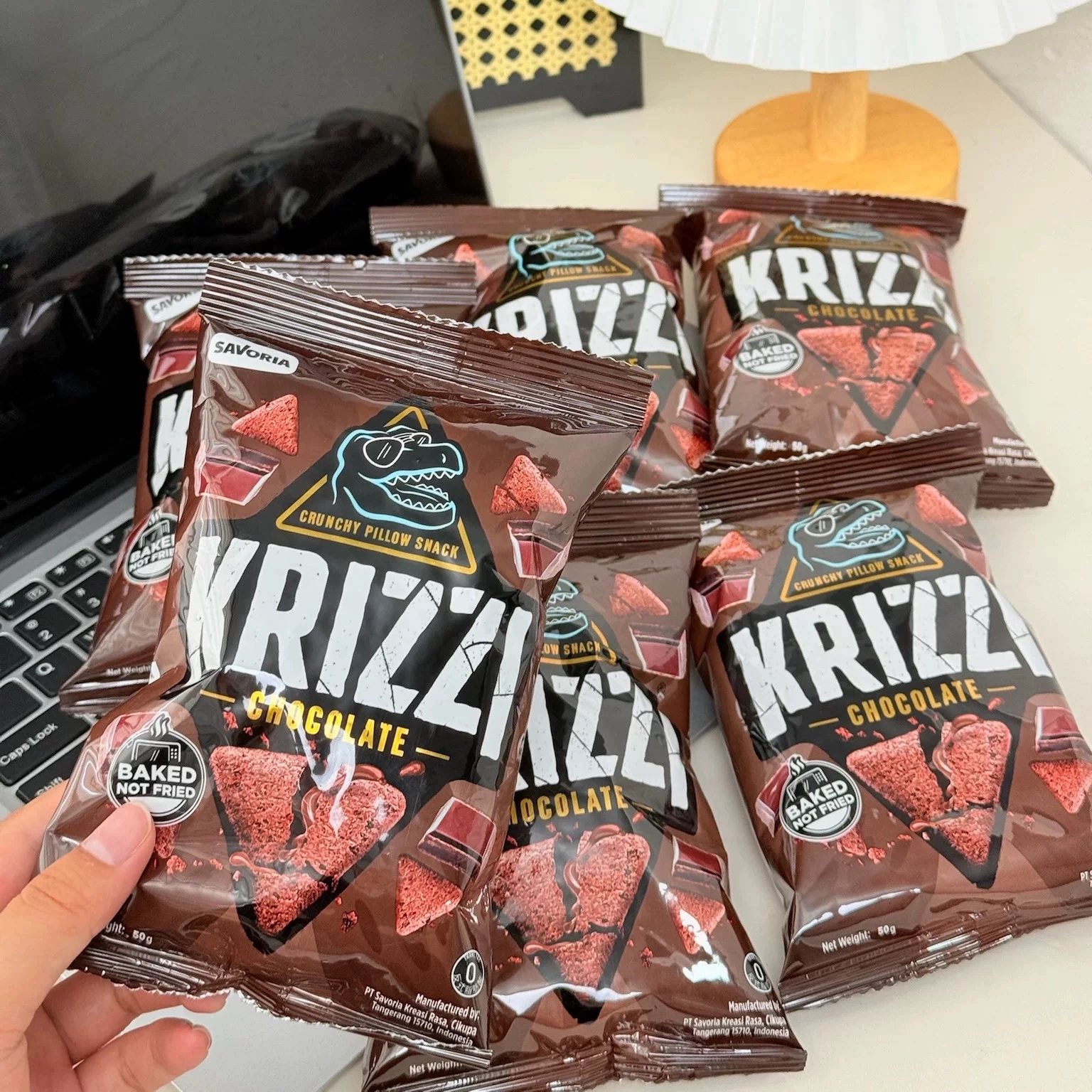 山姆在售 KRIZZI巧克力夹心三角脆50g*5袋  效期至26年6月