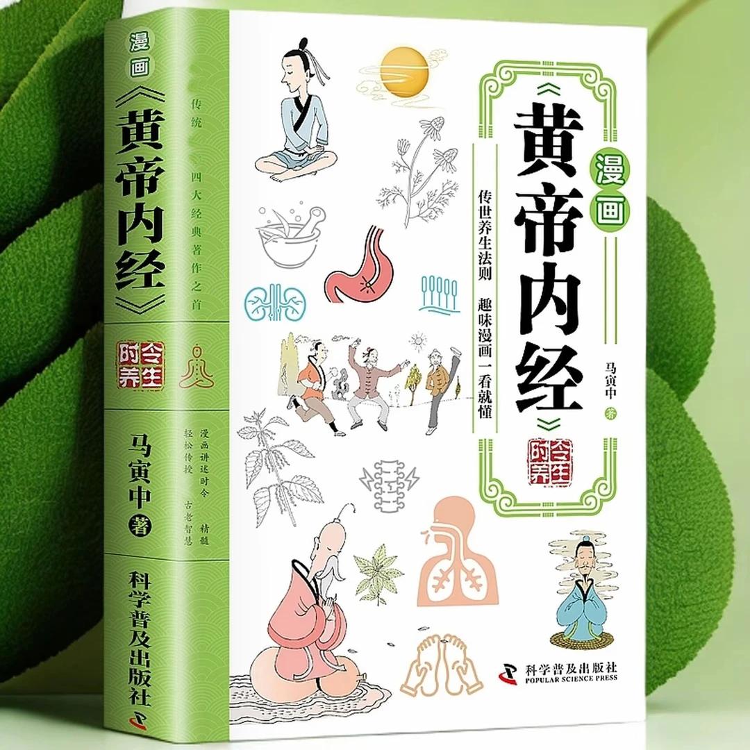 漫画讲透黄帝内经彩图-看就懂营养健康调养之书二十四节气养生书