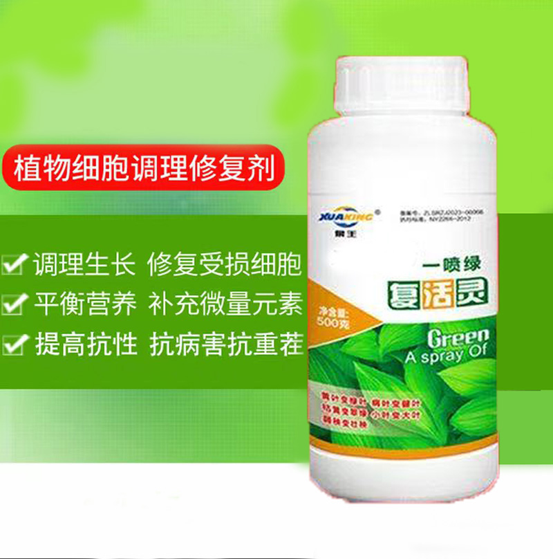 僵苗不长黄化小叶花少果少死苗烂根提抗性微量元素叶面肥