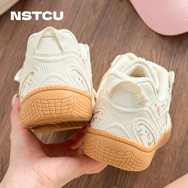 NSTCU·【奶油小碎花】2026年春季休闲鞋原创薄底小众百搭板鞋