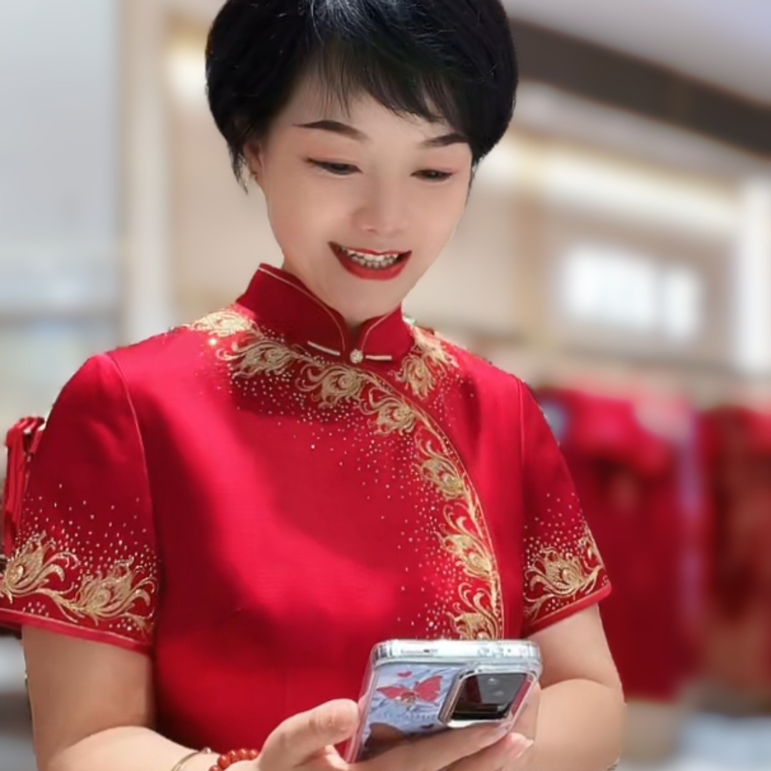170381朱紫褕喜婆婆喜妈妈婚宴旗袍礼服敬酒服