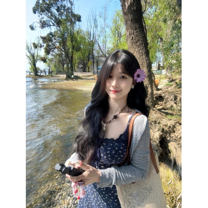 法式碎花吊带连衣裙女春夏季2026年新款小个子新款出行套装连衣裙