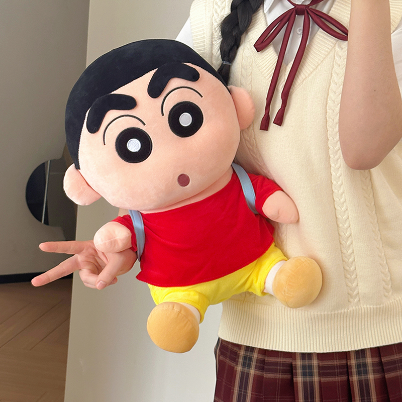 正版蜡笔小新玩偶毛绒玩具公仔陪女孩睡觉抱枕娃娃儿童男生日礼物