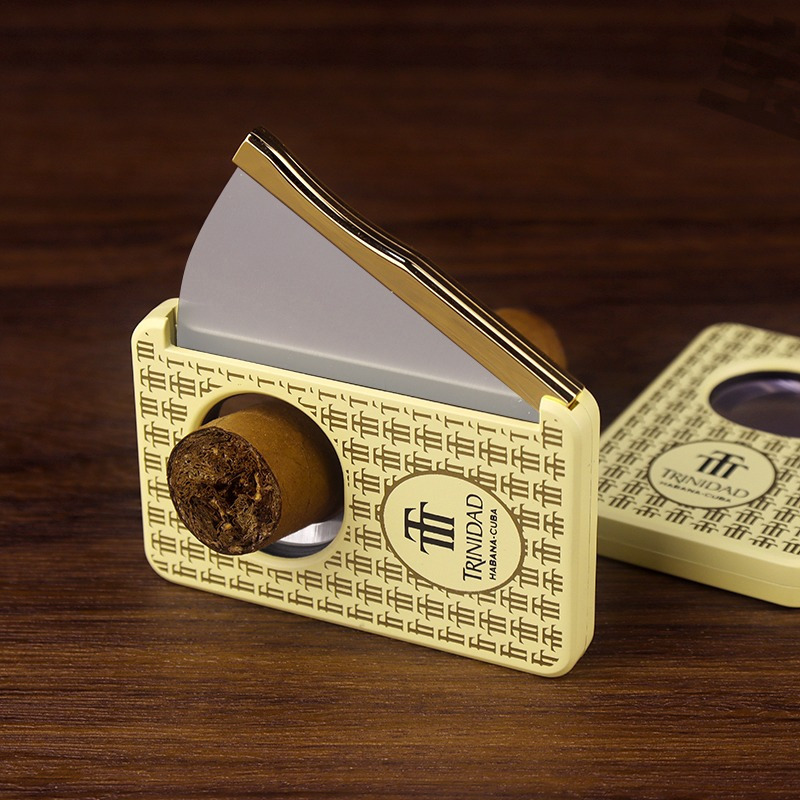 新立减Trinidad雪茄剪刀全自动单手操作德国刀片锋利顺滑单刃开合