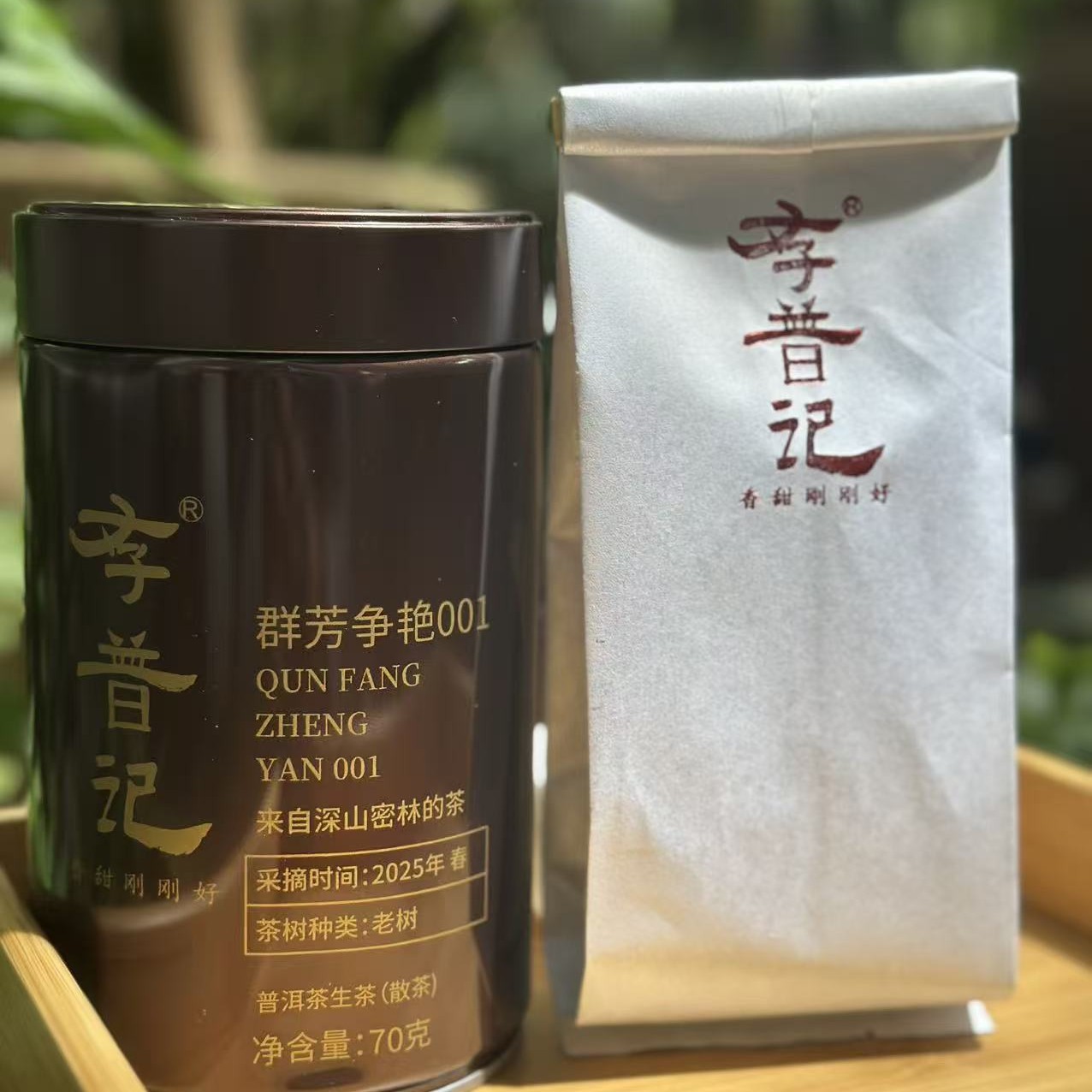 普洱茶生茶存普记群芳争艳001