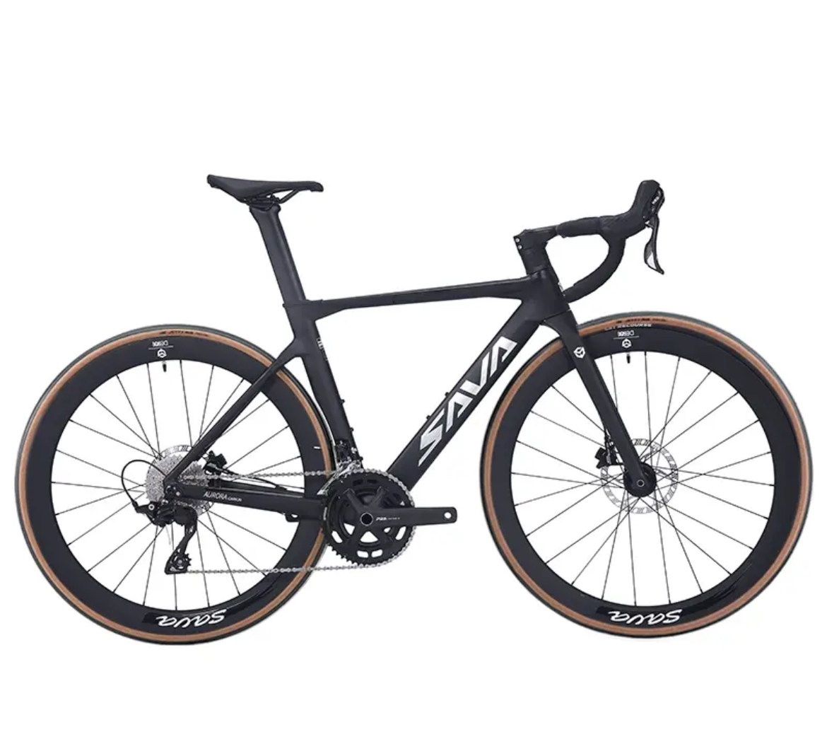SAVAA7L全碳纤维24速超轻内走线油碟公路自行车适合竞速骑行