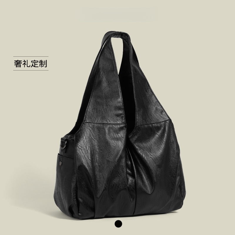 CAP&KI慵懒风高级感上课托特包女士大容量百搭秋冬通勤单肩斜挎包